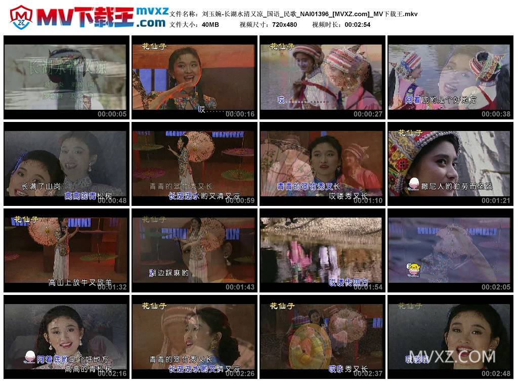 刘玉婉-长湖水清又凉_国语_民歌_NAI01396